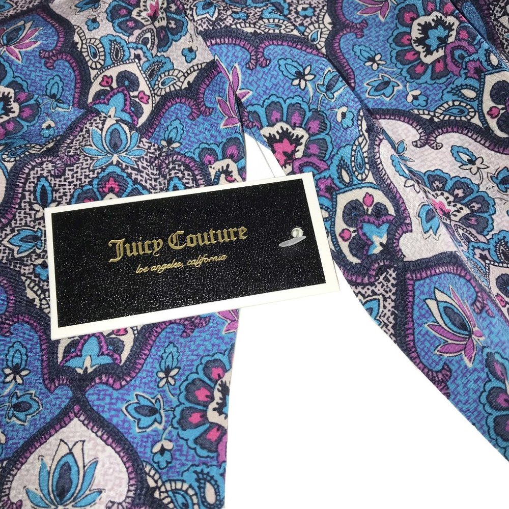 NWT $298 Juicy Couture Silk Dress Sz 6 - Picture 5 of 8